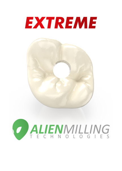 Alien Extreme Implant Solid Zirconia Crown $67 Dental Milling – Alien ...